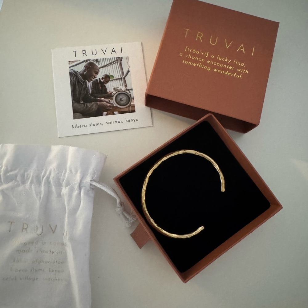 Jilly Box x Truvai Margo cuff bracelet